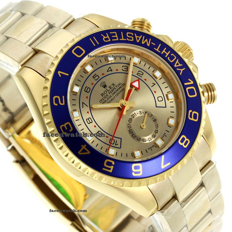 yacht master blue and gold