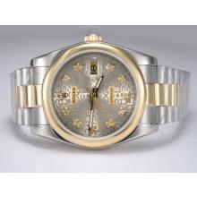 Rolex Datejust Automatic Two Tone Diamond Marking with Computer Dial 1