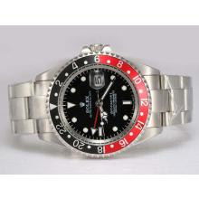 Rolex GMT-Master II Automatic Red with Black Bezel-Black Dial