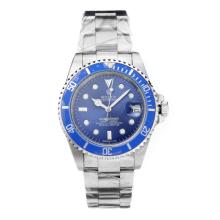 Rolex Submariner Automatic with Blue Bezel and Dial