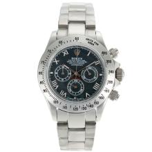 Rolex Daytona Working Chronograph Roman Markers With Black Mop Dial