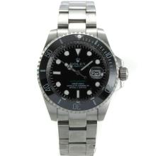 Rolex Submariner Automatic Ceramic Bezel with Black Dial S/S-Sapphire Glass-3