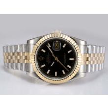 Rolex Datejust Automatic Two Tone with Black Dial 2