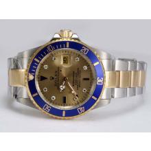 Rolex Submariner Automatic Two Tone with Golden Dial 1