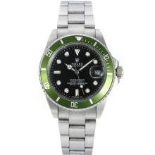Rolex Submariner Automatic Green Bezel with Black Dial S/S