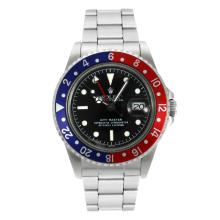 Rolex GMT-Master Swiss ETA 2836 Movement with Black Dial White Markers-Vintage Edition