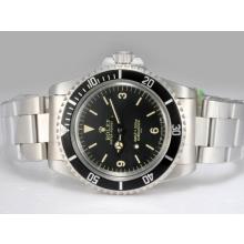 Rolex Submariner Ref.5513 Swiss ETA 2836 Movement with Black Dial and Bezel Vintage Edition