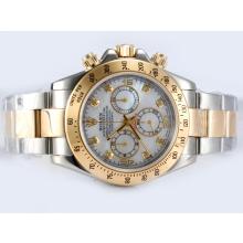 Rolex Daytona Cosmograph Chronograph Swiss Valjoux 7750 Movement Two Tone with MOP Dial