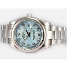 Rolex Datejust Automatic with Blue Dial Number Marking-6