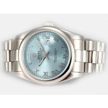 Rolex Day-Date Automatic with Blue Dial Roman Marking-1