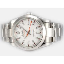 Rolex Milgauss Automatic with White Dial White Marking