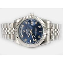 Rolex Day-Date Automatic Diamond Marking with Blue Dial 1