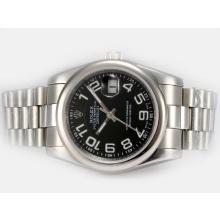 Rolex Datejust Automatic with Black Dial Number Marking-1