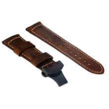 Panerai Brown Leather Strap with PVD Buckle