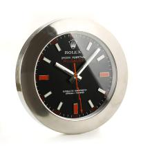 Rolex Milgauss Wall Clock with Black Dial White Stick Markers-1
