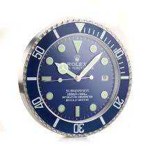Rolex Submariner Wall Clock Blue Bezel with Blue Dial