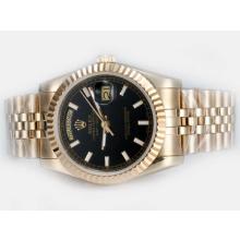 Rolex Day-Date Automatic Full Gold with Black Dial