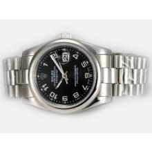 Rolex Datejust Automatic with Black Dial Number Marking