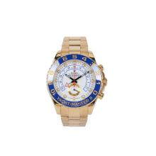 Rolex Yachtmaster II Automatic Full Yellow Gold Ceramic Bezel with White Dial