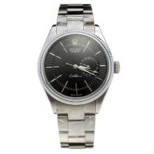 Rolex Cellini Automatic with Black Dial S/S-1