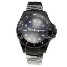 Rolex Sea-Dweller Deepsea Prohunter Swiss Cal 3135 Movement Full PVD Ceramic Bezel with Blue/Black Dial