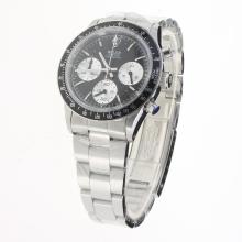 Rolex Daytona Working Chronograph with Black Dial S/S-Vintage Edition-3