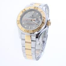 Rolex Yachtmaster Automatic Two Tone with Gray Dial