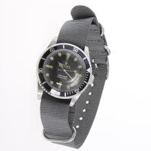 Rolex Submariner Automatic Black Dial with Nylon Strap-Vintage Edition-3