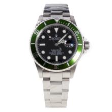 Rolex Submariner Swiss Cal 3135 Movement with Green Dial S/S