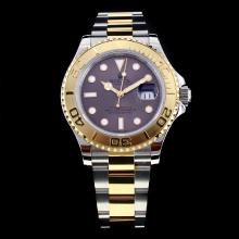 Rolex Yachtmaster Swiss ETA 2836 Movement Two Tone with Gray Dial-High Quality Version