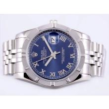 Rolex Datejust Automatic with Blue Dial Roman Marking-3
