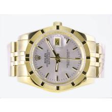 Rolex Datejust Automatic Full Gold with Silver Dial 1