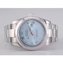 Rolex Datejust Automatic with Blue Dial Roman Marking-2