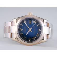 Rolex Datejust Automatic Full Gold with Dark Blue Dial Roman Marking-1