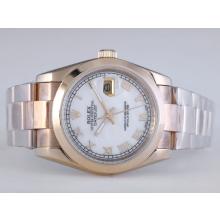 Rolex Datejust Automatic Full Gold with White MOP Dial Roman Marking