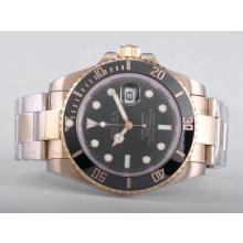 Rolex Submariner Automatic Full Gold with Black Dial Ceramic Bezel