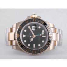 Rolex GMT-Master II Automatic Full Gold with Green GMT Markers-Ceramic Bezel
