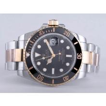 Rolex Submariner Automatic Two Tone with Black Dial Ceramic Bezel