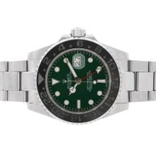 Rolex GMT-Master II Automatic with Green Dial Black Ceramic Bezel