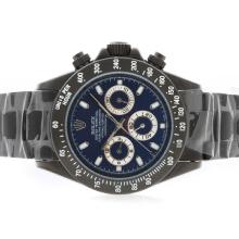 Rolex Daytona Pro Hunter Automatic Full PVD with Blue Dial Stick Marking