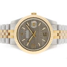 Rolex Datejust II Automatic Two Tone with Brown Dial 41mm Version