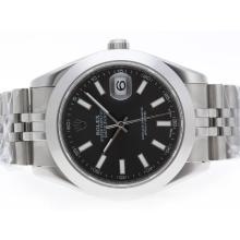 Rolex Datejust II Automatic Stick Marking with Dark Gray Dial 41mm Same Structure As Swiss ETA Version-High Quality