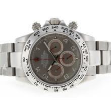 Rolex Daytona Working Chronograph with Gray Dial Diamond Markers
