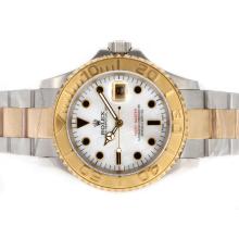 Rolex Yacht-Master Swiss ETA 2836 Movement Two Tone with MOP Dial