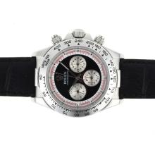 Rolex Daytona Working Chronograph with Black Dial and Strap-3