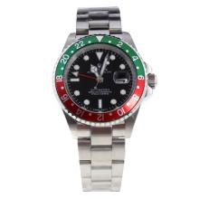 Rolex GMT-Master II Automatic Red/Green Bezel with Black Dial S/S