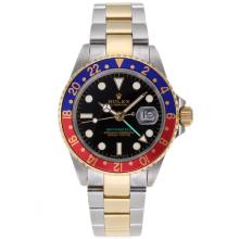 Rolex GMT-Master II Automatic Two Tone Red/Blue Bezel with Black Dial 1